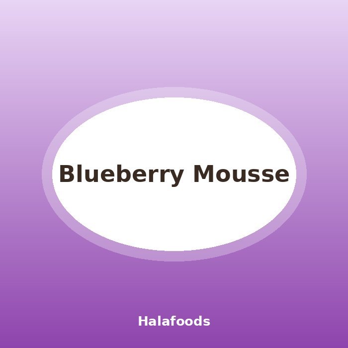 Blueberry Mousse